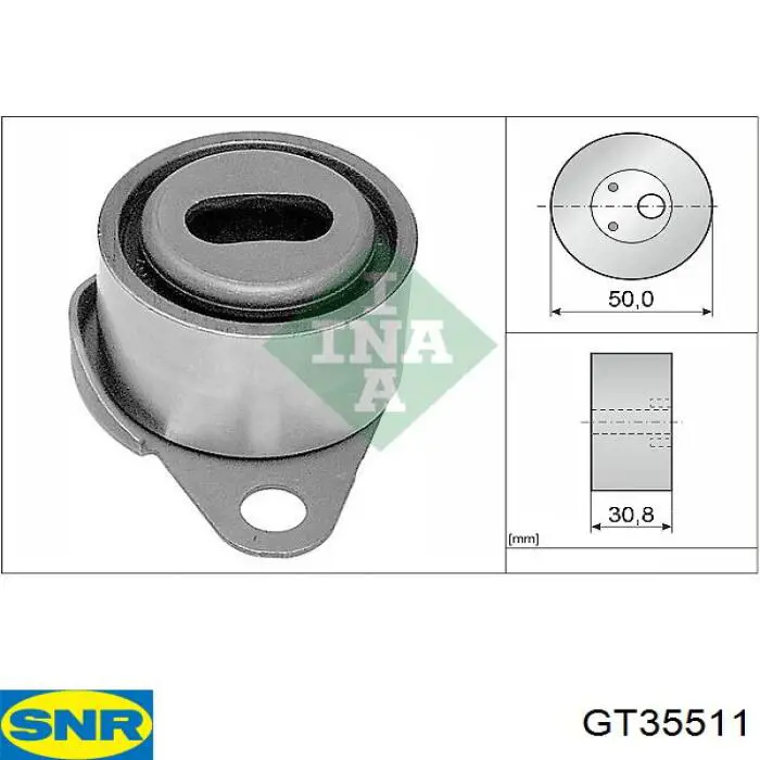 Napinacz paska rozrządu SNR GT35511 cena, od 32,07 USD