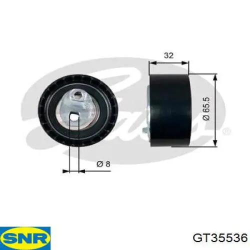 Rolka napinacza paska rozrządu SNR GT35536 cena, od 34,32 USD