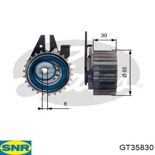 Do koszyka GT35830 SNR Rolka napinacza paska rozrządu