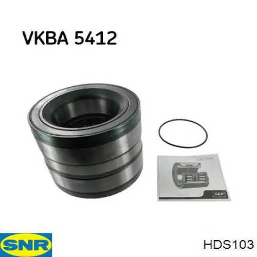 Łożysko piasty przedniej SNR HDS103 cena, od 245,97 USD