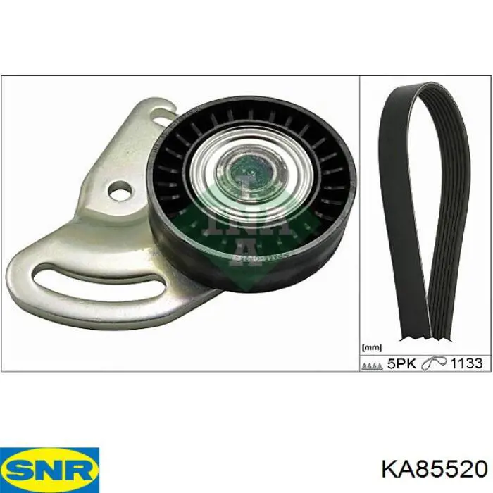 Pasek napędowy mechanizmów, zestaw Renault (RVI) 8660004966 cena, od 108,66 USD