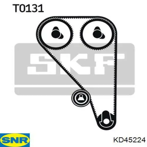 Do koszyka KD45224 SNR Pasek rozrządu, zestaw