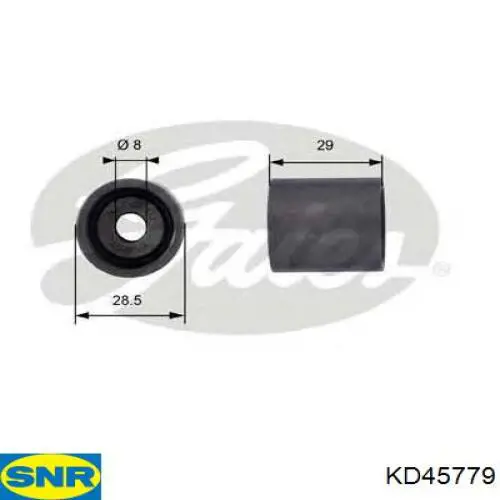 Do koszyka KD45779 SNR Pasek rozrządu, zestaw