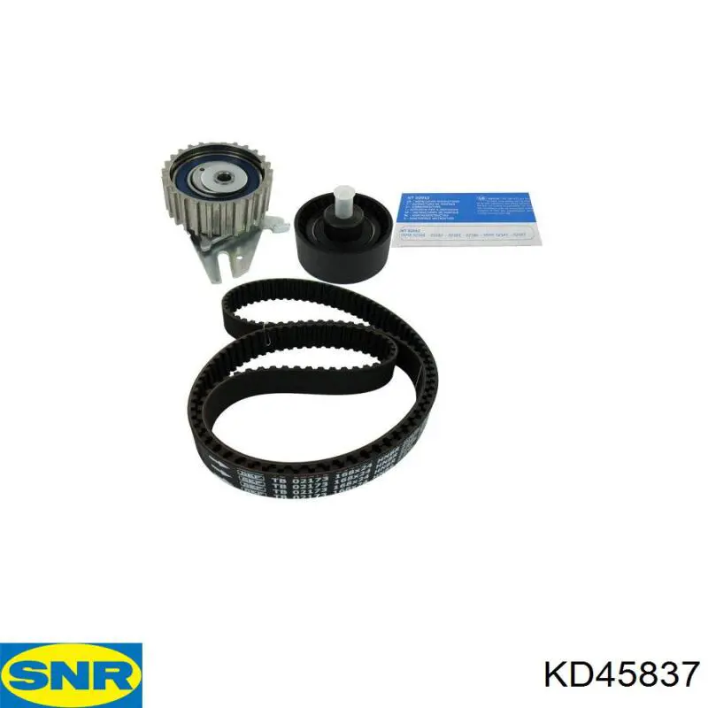 Pasek rozrządu, zestaw SNR KD45837 cena, od 117,14 USD
