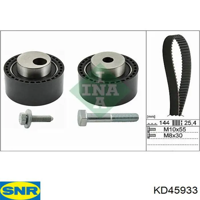 Do koszyka KD45933 SNR Pasek rozrządu, zestaw