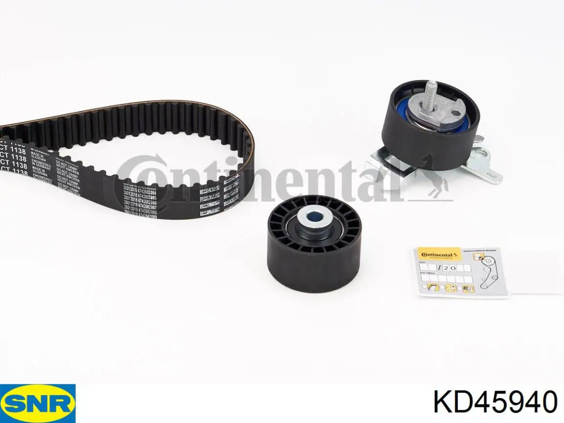 Do koszyka KD45940 SNR Pasek rozrządu, zestaw