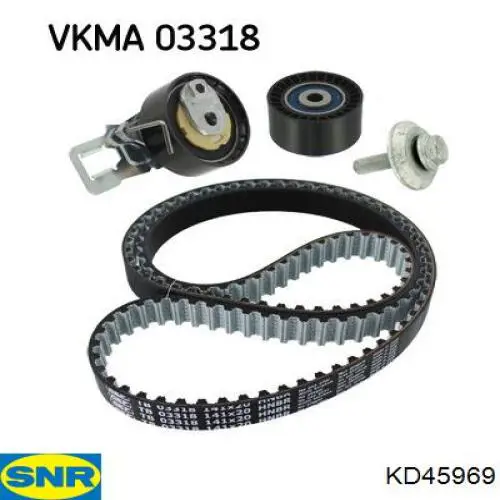 KD45969 SNR Pasek rozrządu, zestaw