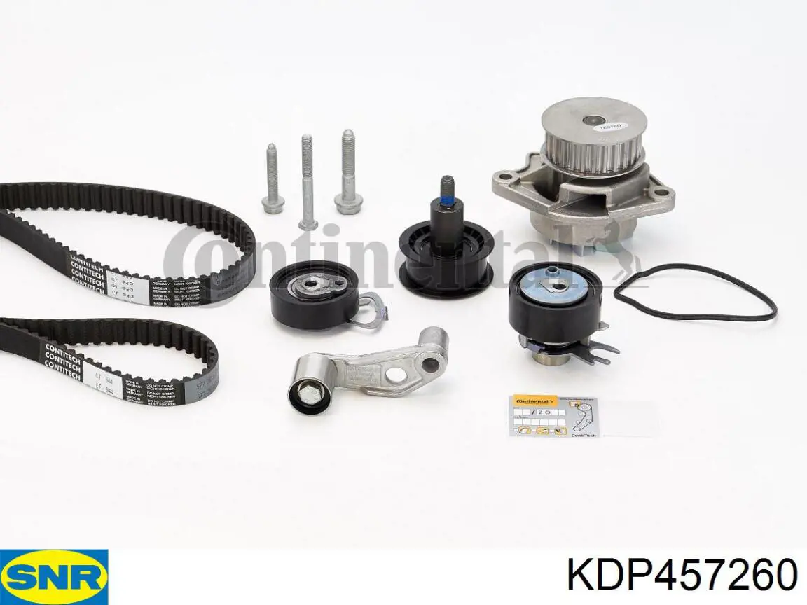 Pasek rozrządu, zestaw KDP457260 SNR