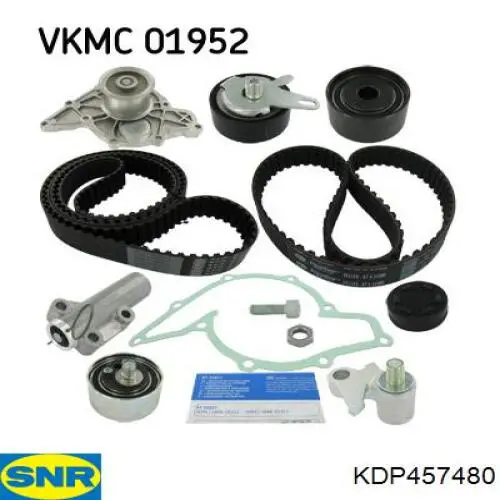 Do koszyka KDP457480 SNR Pasek rozrządu, zestaw