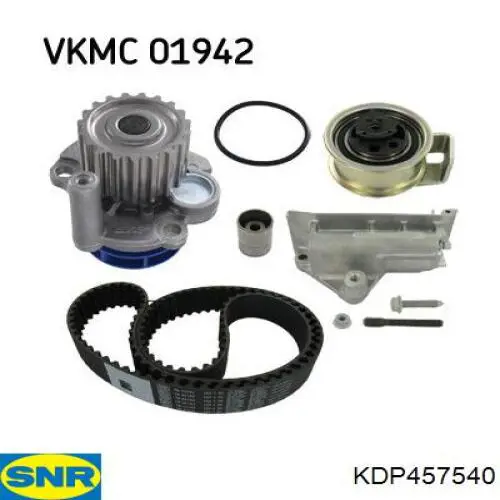 Do koszyka KDP457540 SNR Pasek rozrządu, zestaw