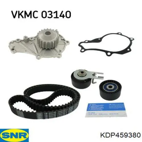 Pasek rozrządu, zestaw SNR KDP459380 cena, od 115,16 USD