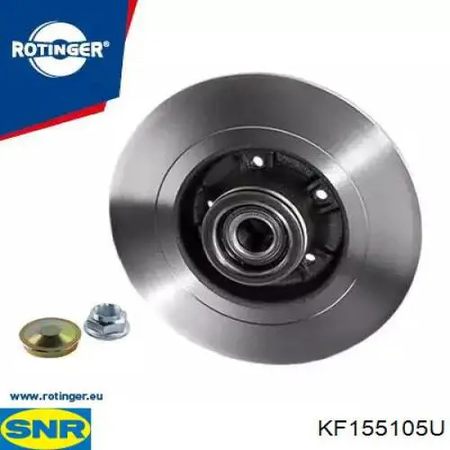 Tarcza hamulcowa tylna SNR KF155105U cena, od 79,71 USD