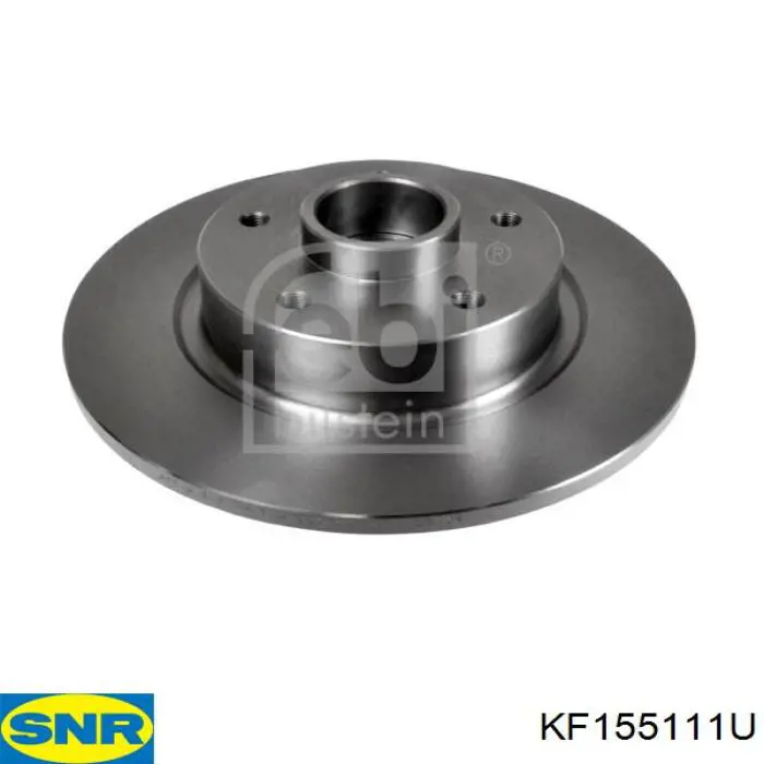Do koszyka KF155111U SNR Tarcza hamulcowa tylna