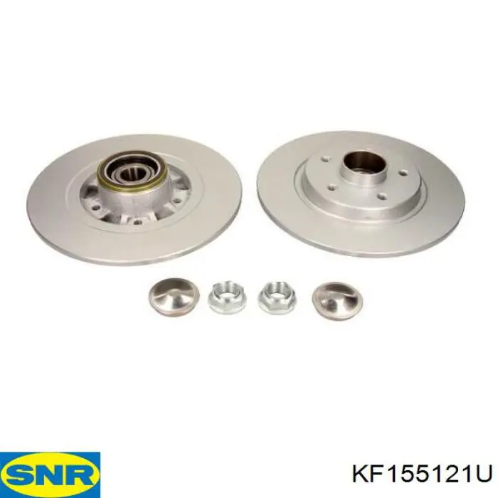 Tarcza hamulcowa tylna SNR KF155121U cena, od 109,55 USD