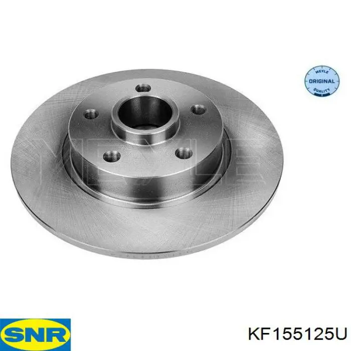 KF155125U SNR Tarcza hamulcowa tylna