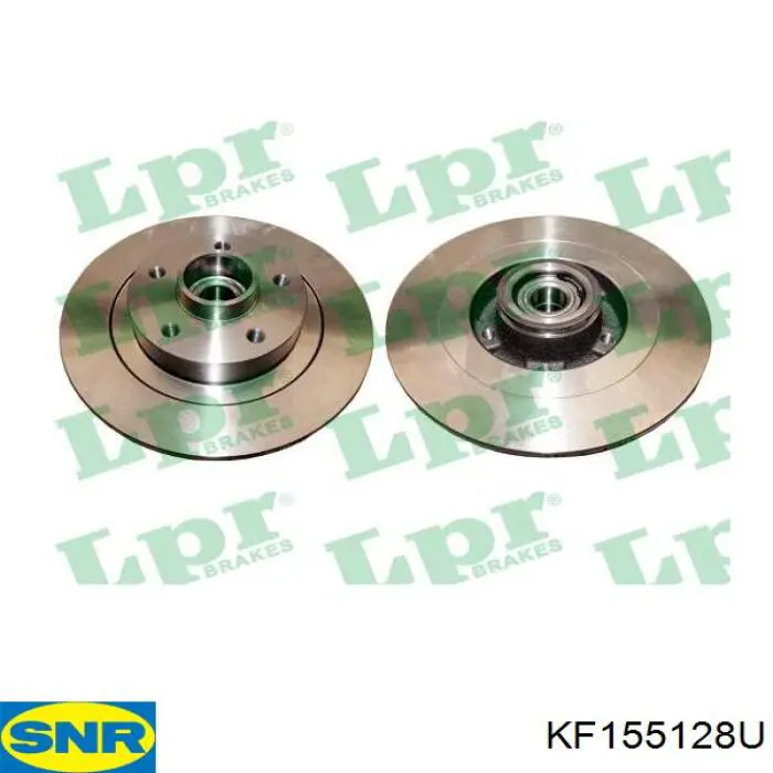 KF155128U SNR Tarcza hamulcowa tylna
