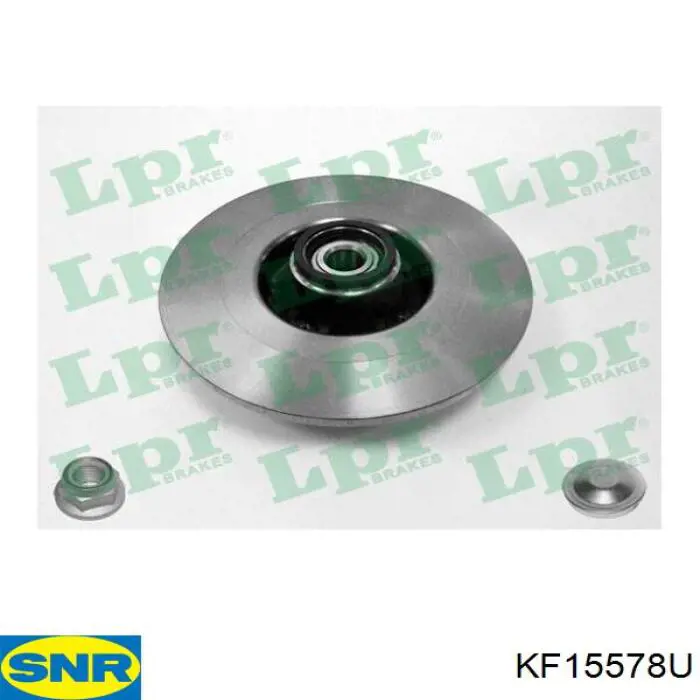 Do koszyka KF15578U SNR Tarcza hamulcowa tylna