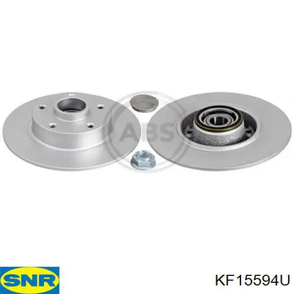Do koszyka KF15594U SNR Tarcza hamulcowa tylna