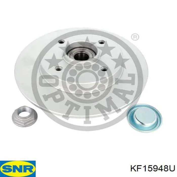 Do koszyka KF15948U SNR Tarcza hamulcowa tylna