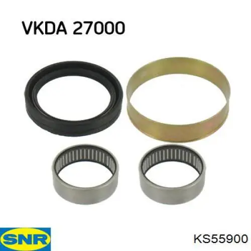 Silentblock wahacza tylnego (zestaw) SNR KS55900 cena, od 4,61 USD