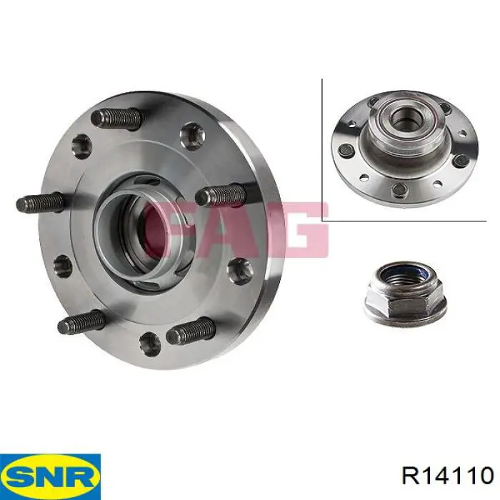 Piasta tylna SNR R14110 cena, od 100,69 USD
