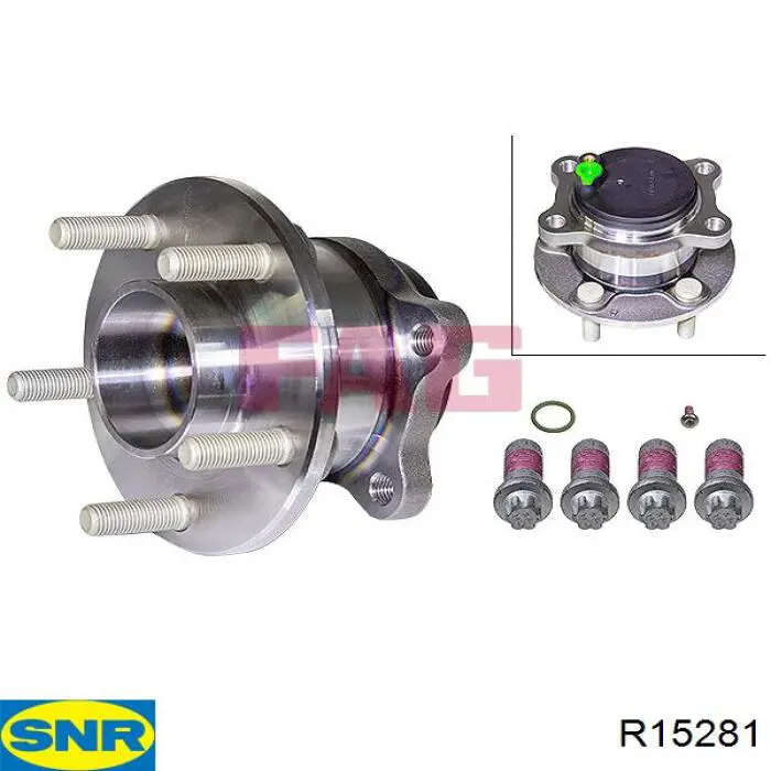 Piasta tylna SNR R15281 cena, od 91,11 USD
