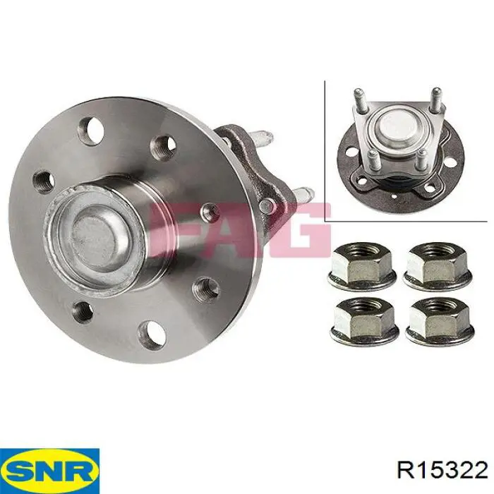 Do koszyka R15322 SNR Piasta tylna