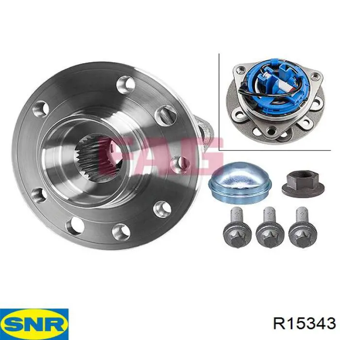 Piasta przednia SNR R15343 cena, od 195,70 USD