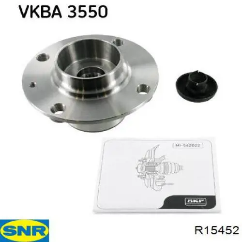 Do koszyka R15452 SNR Piasta przednia