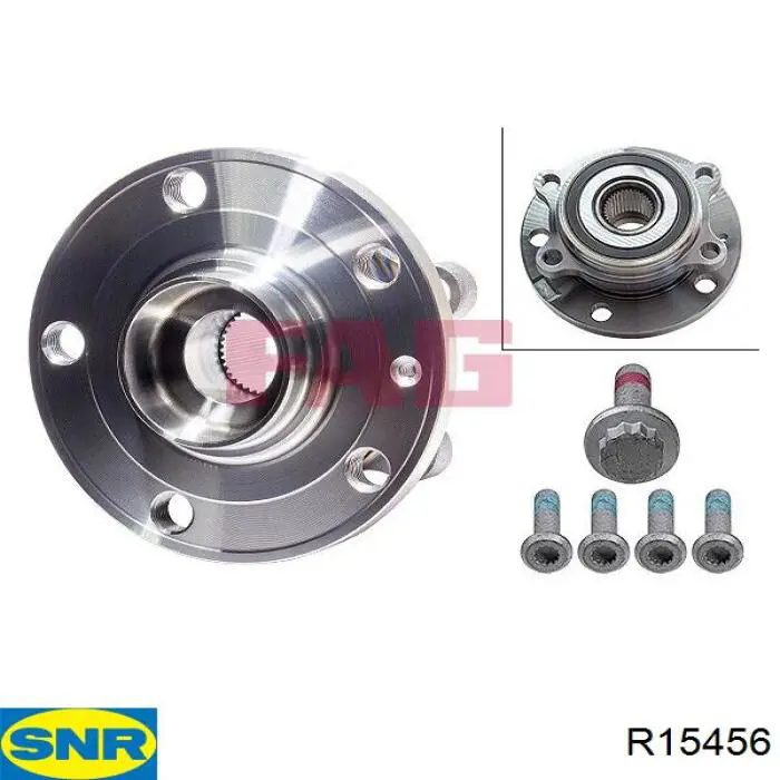 Piasta przednia SNR R15456 cena, od 104,04 USD