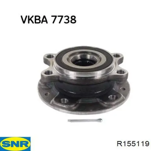 R155119 SNR Piasta przednia