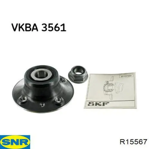 R15567 SNR Piasta tylna