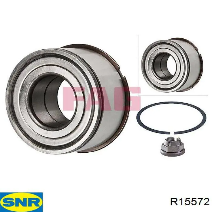 Lożysko piasty tylnej/przedniej SNR R15572 cena, od 34,45 USD