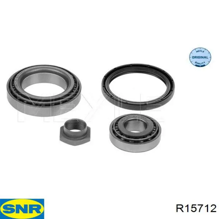 Do koszyka R15712 SNR Lożysko piasty tylnej