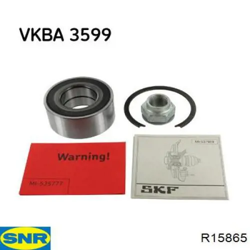 Łożysko piasty przedniej SNR R15865 cena, od 32,99 USD