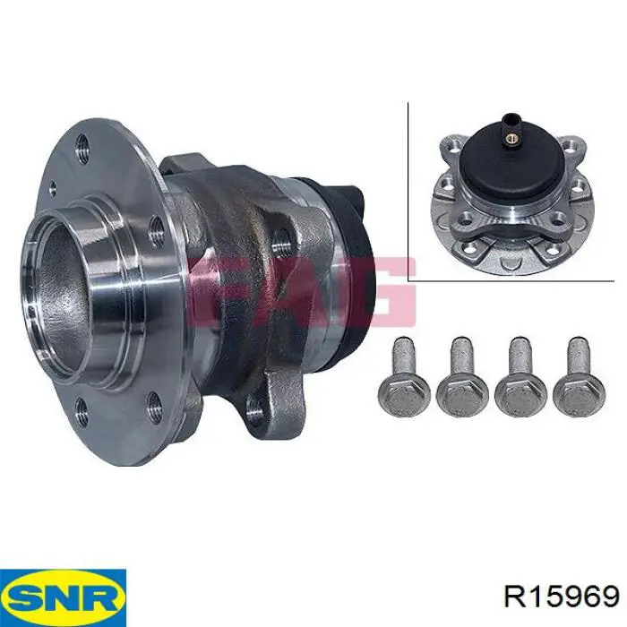 R15969 SNR Piasta tylna