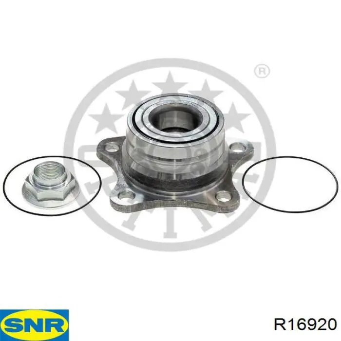 R16920 SNR Piasta tylna