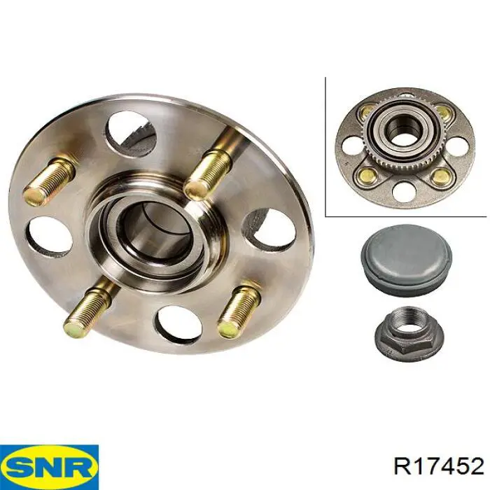 Do koszyka R17452 SNR Piasta tylna