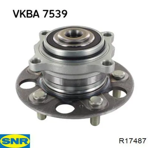 R17487 SNR Piasta tylna