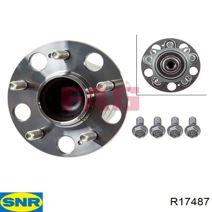 Piasta tylna SNR R17487 cena, od 86,24 USD