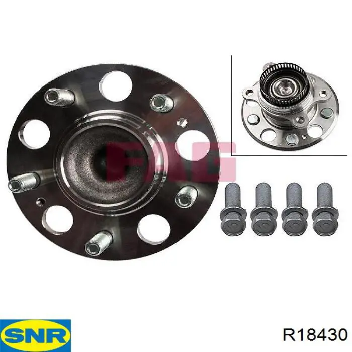 Do koszyka R18430 SNR Piasta tylna