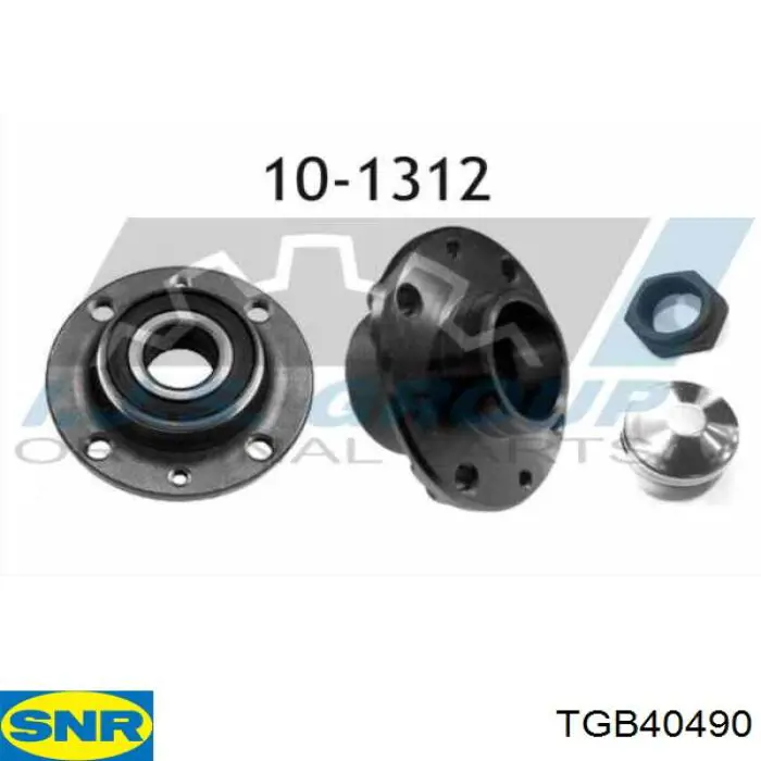 TGB40490 SNR Piasta tylna