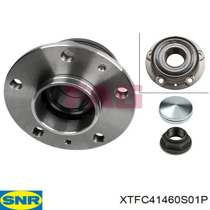 Do koszyka XTFC41460S01P SNR Piasta tylna