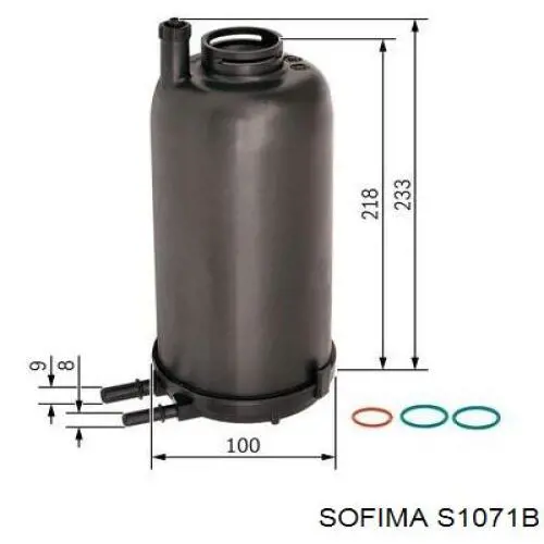 Filtr paliwa 504182148 Iveco