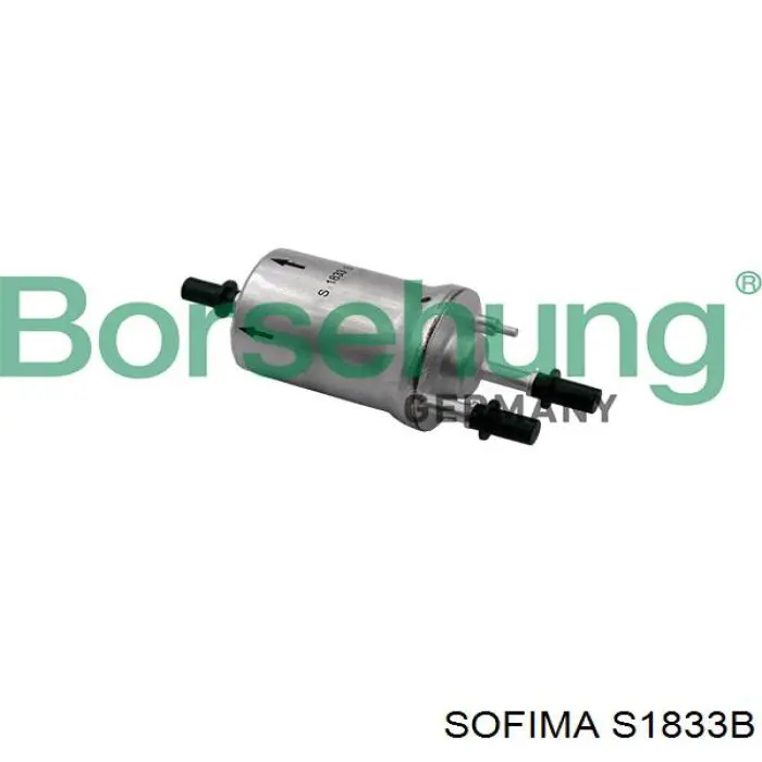Do koszyka S1833B Sofima Filtr paliwa