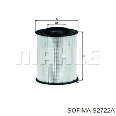 Do koszyka S2722A Sofima Filtr powietrza