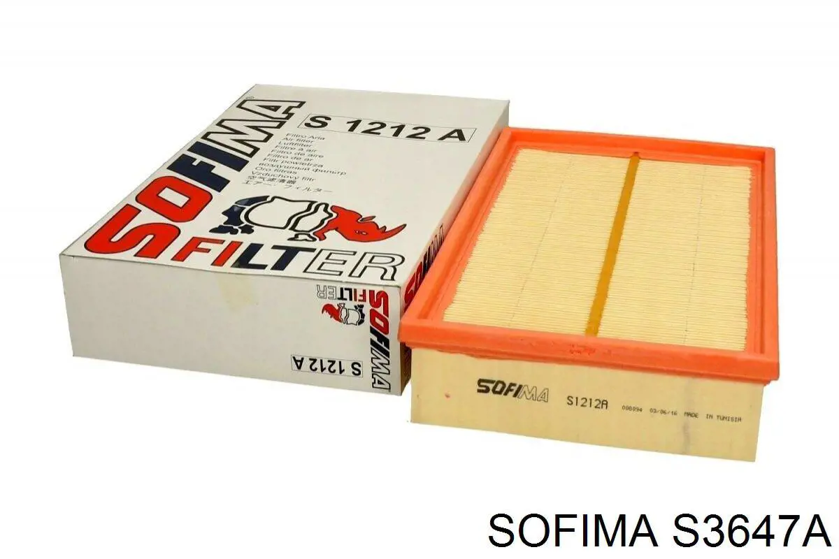 S 3647 A Sofima filtr powietrza