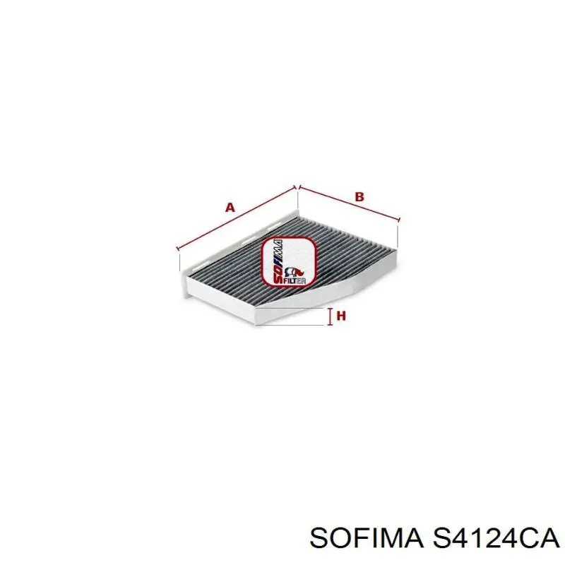 Filtr kabiny Sofima S4124CA cena, od 11,25 USD