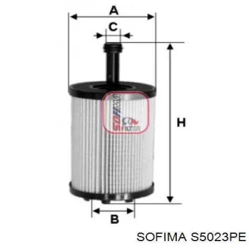 Filtr oleju Sofima S5023PE cena, od 20,34 USD