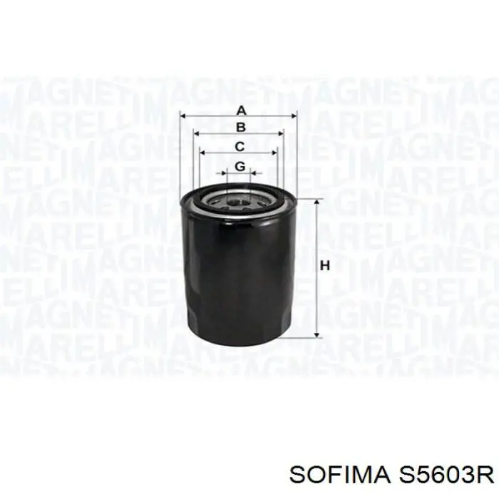 Filtr oleju Sofima S5603R cena, od 8,56 USD